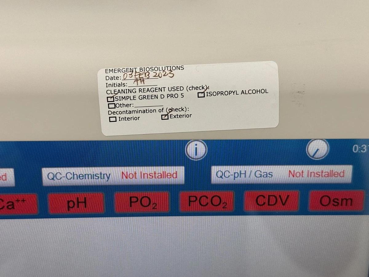 Used Nova Biomedical BioProfile FLEX2 Cell Culture Analyzer OSM48 | Osmolality CDV