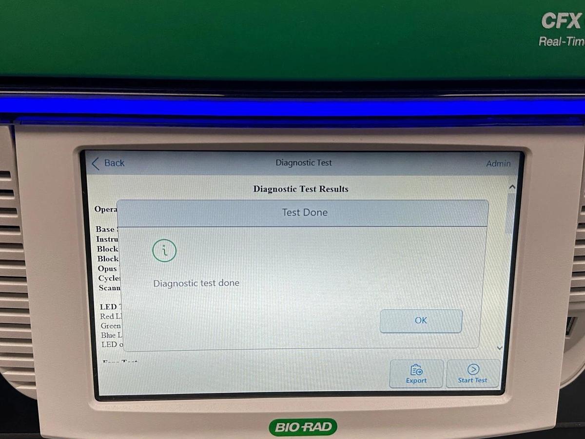 Used Bio-Rad CFX Opus 96 well Real-Time qPCR System 2022