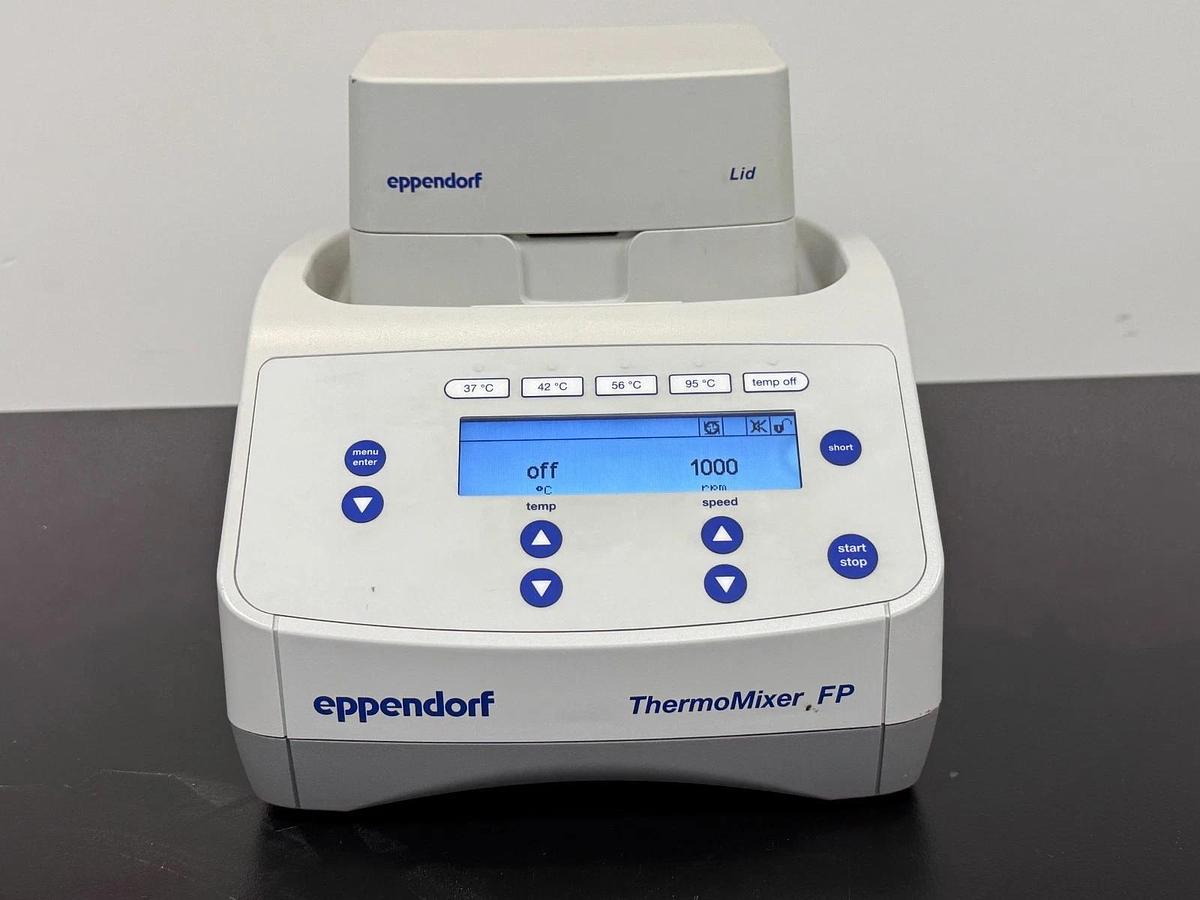 Used Eppendorf ThermoMixer FP 5385 Heating Shaker | with Microplate adapter & lid