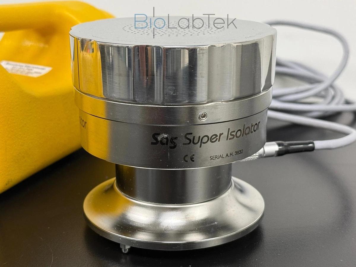 Used Bioscience SAS 180 Lpm Super Isolator head microbial air sampler system