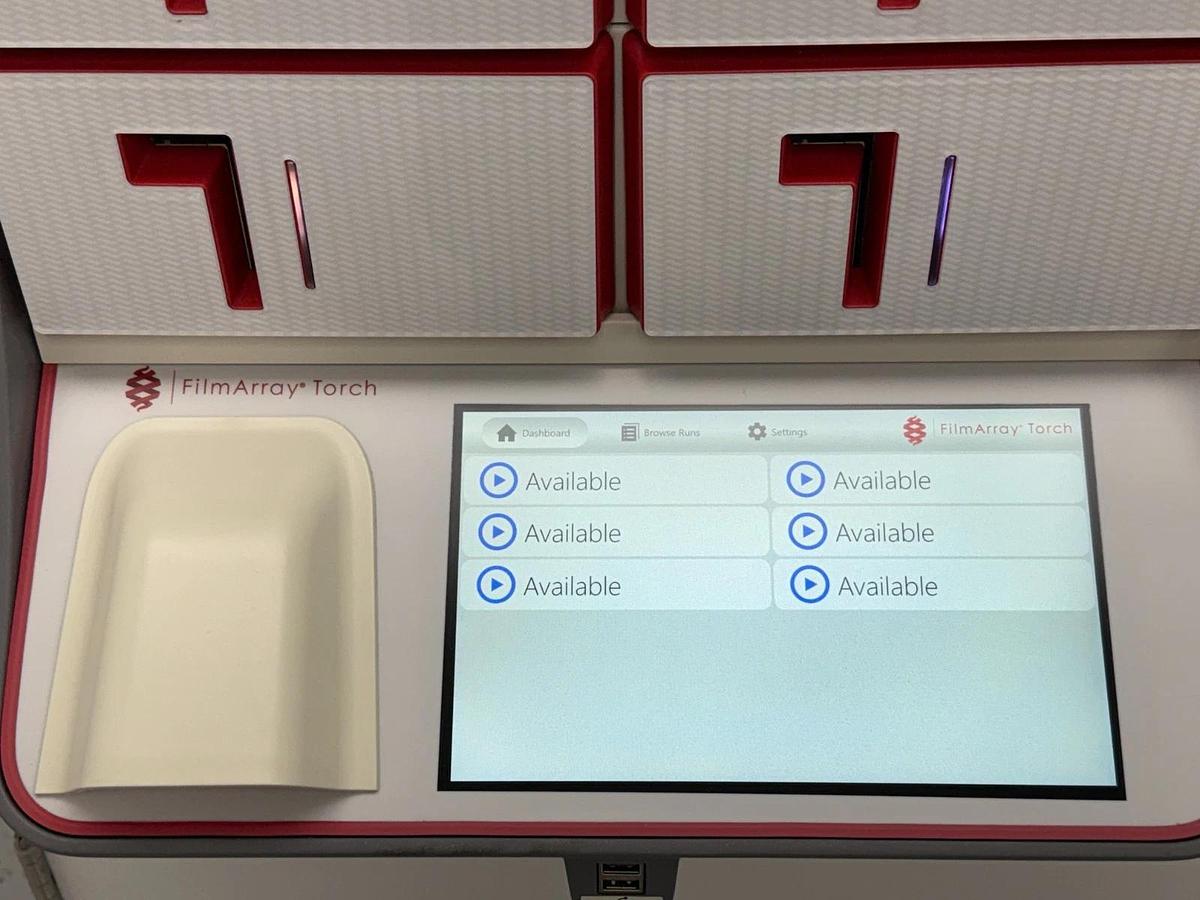Used BioFire FilmArray Torch PCR Molecular Testing Analyzer | Base with 6 Modules