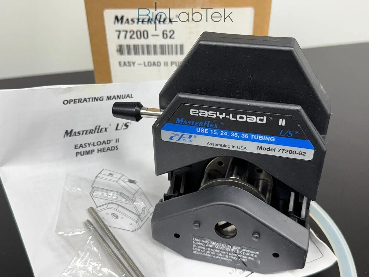 Used Cole-Parmer Masterflex L/S Easy-Load II Pump Head with SS Rotor 77200-62
