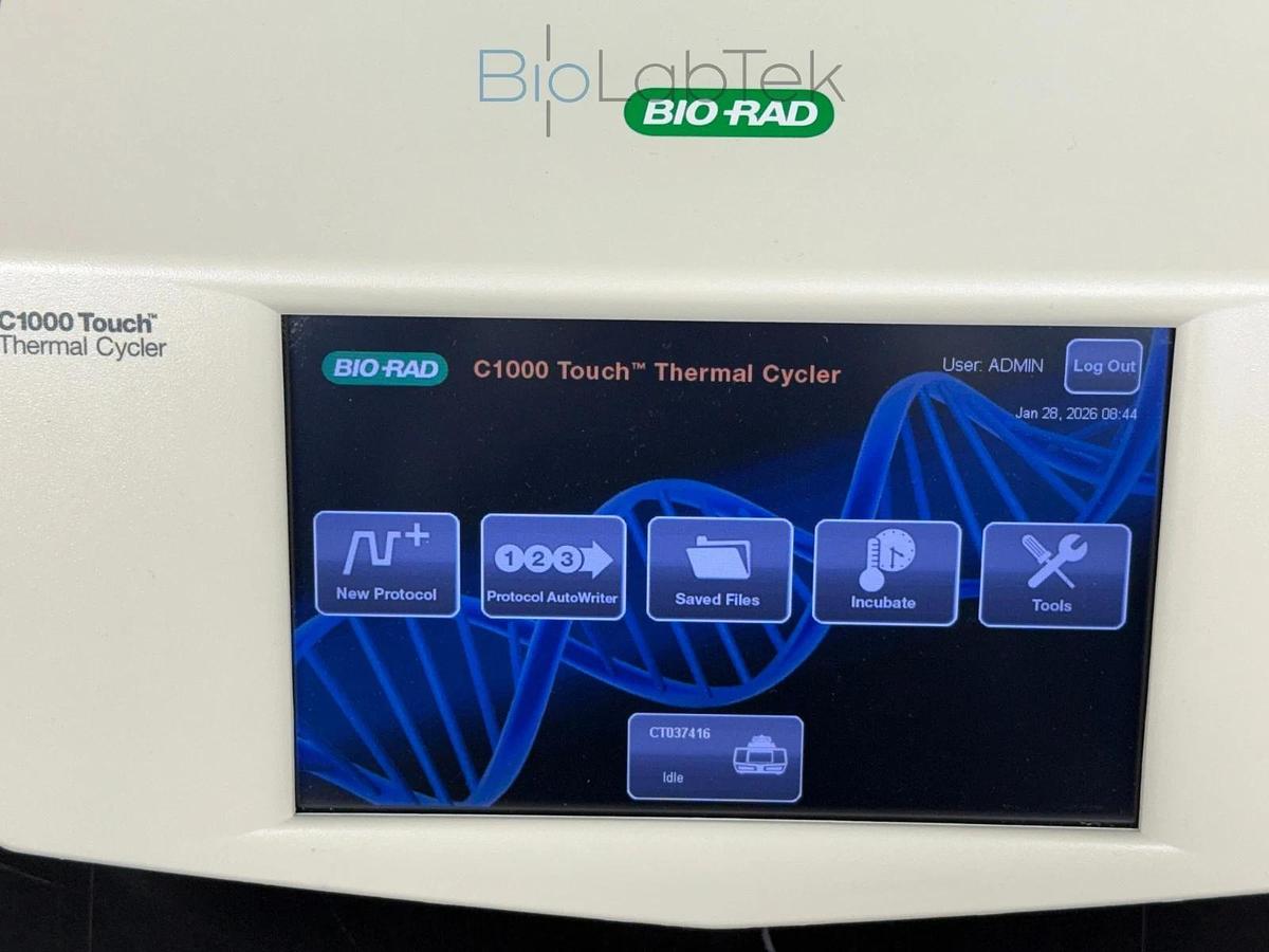 Used Bio-Rad C1000 Touch PCR Gradient Thermal Cycler with 96 well Fast module block