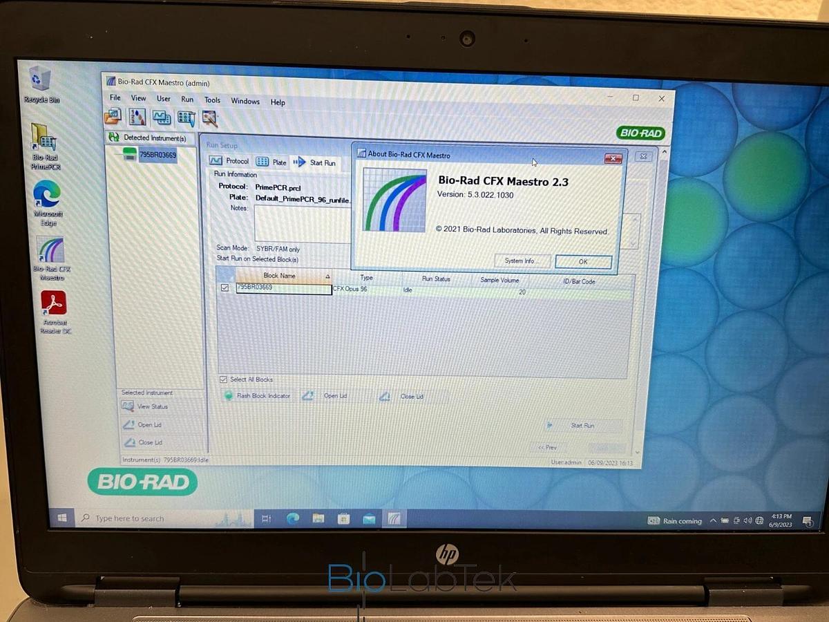 Used Bio-Rad CFX Opus 96 well Real-Time PCR System with Warranty