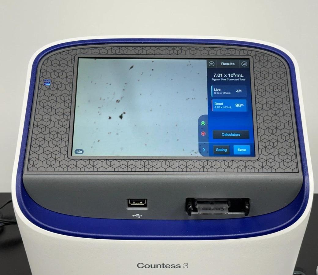 Used Thermo Invitrogen Countess 3 Automated Cell Counter w/Warranty