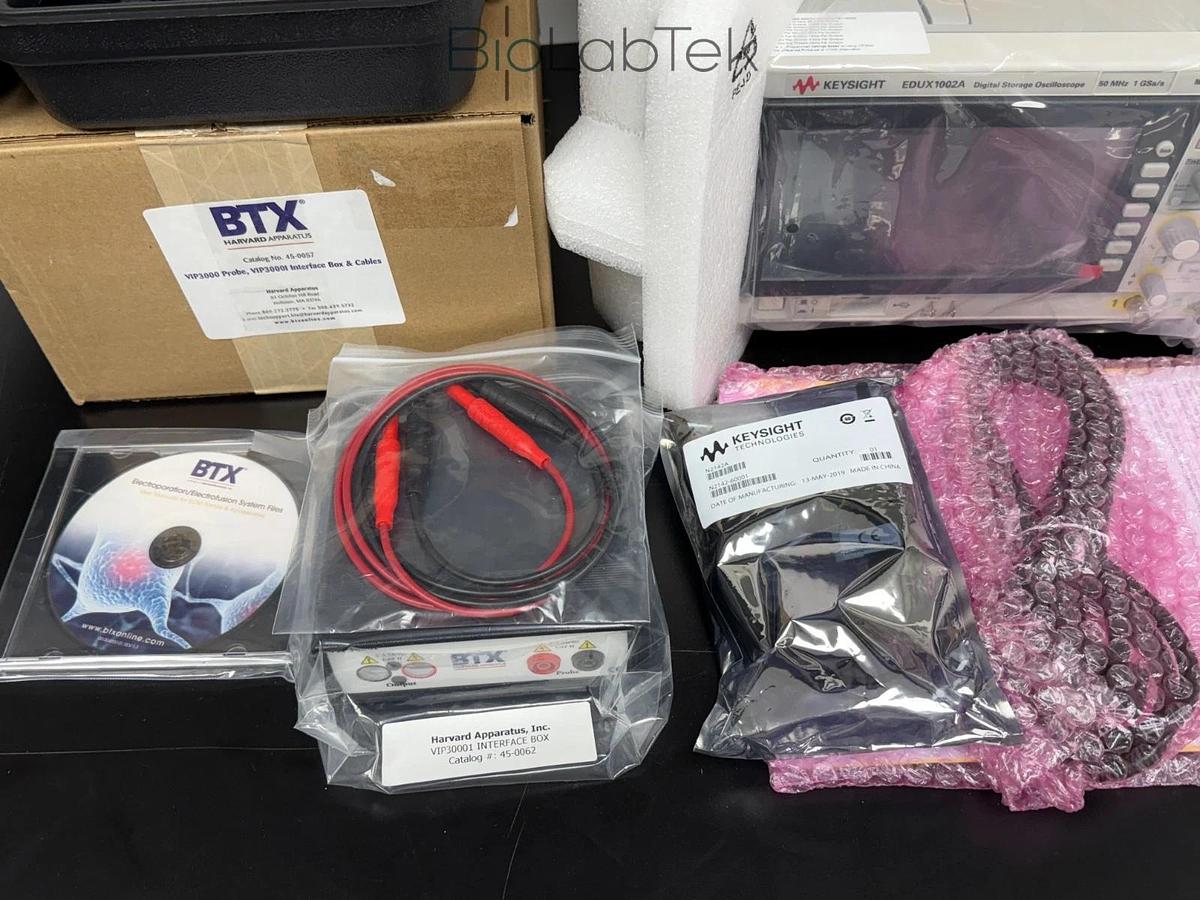 Used New BTX Enhancer 3000 Monitoring HV probe System & Oscilloscope