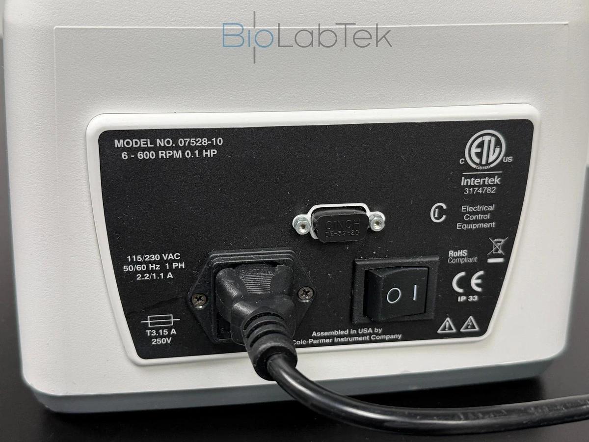 Used Cole-Parmer Masterflex L/S Peristaltic Tube Pump with easy-load head 77200-62