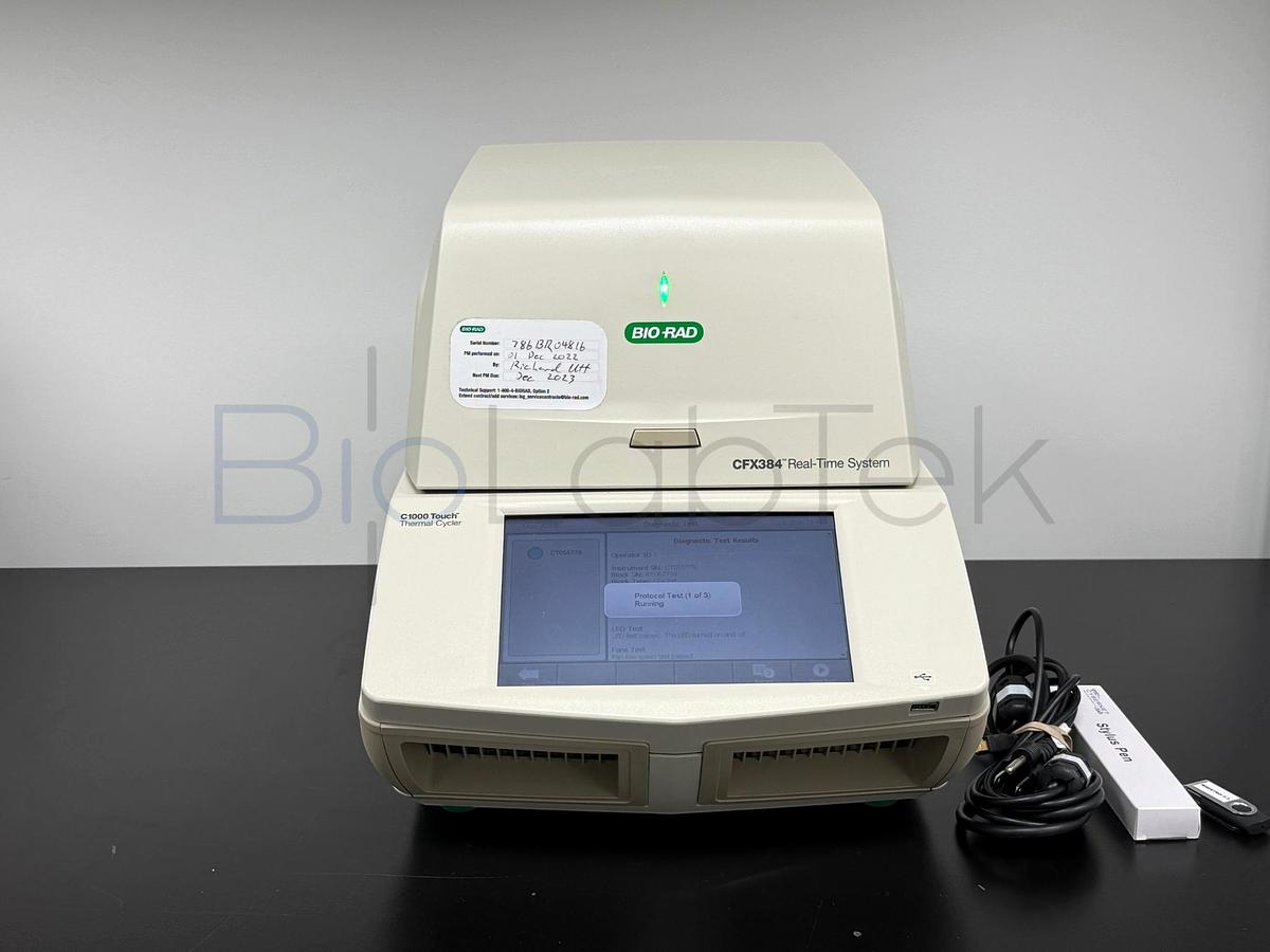 Used Bio-Rad CFX384 Touch Real-Time PCR Detection System | 287 Hours