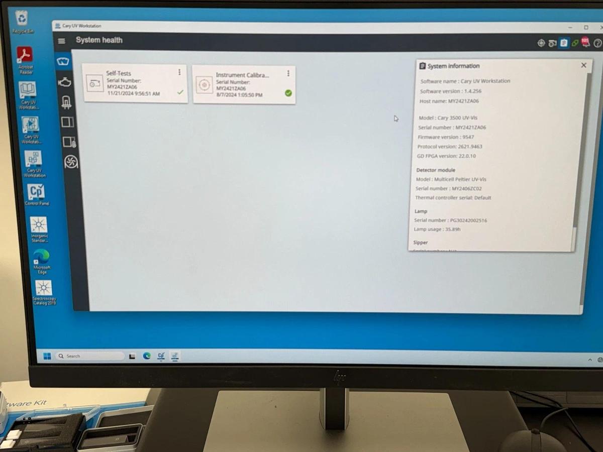 Used Agilent Cary 3500 UV-Vis Spectrophotometer System w/ Multicell Peltier 2024
