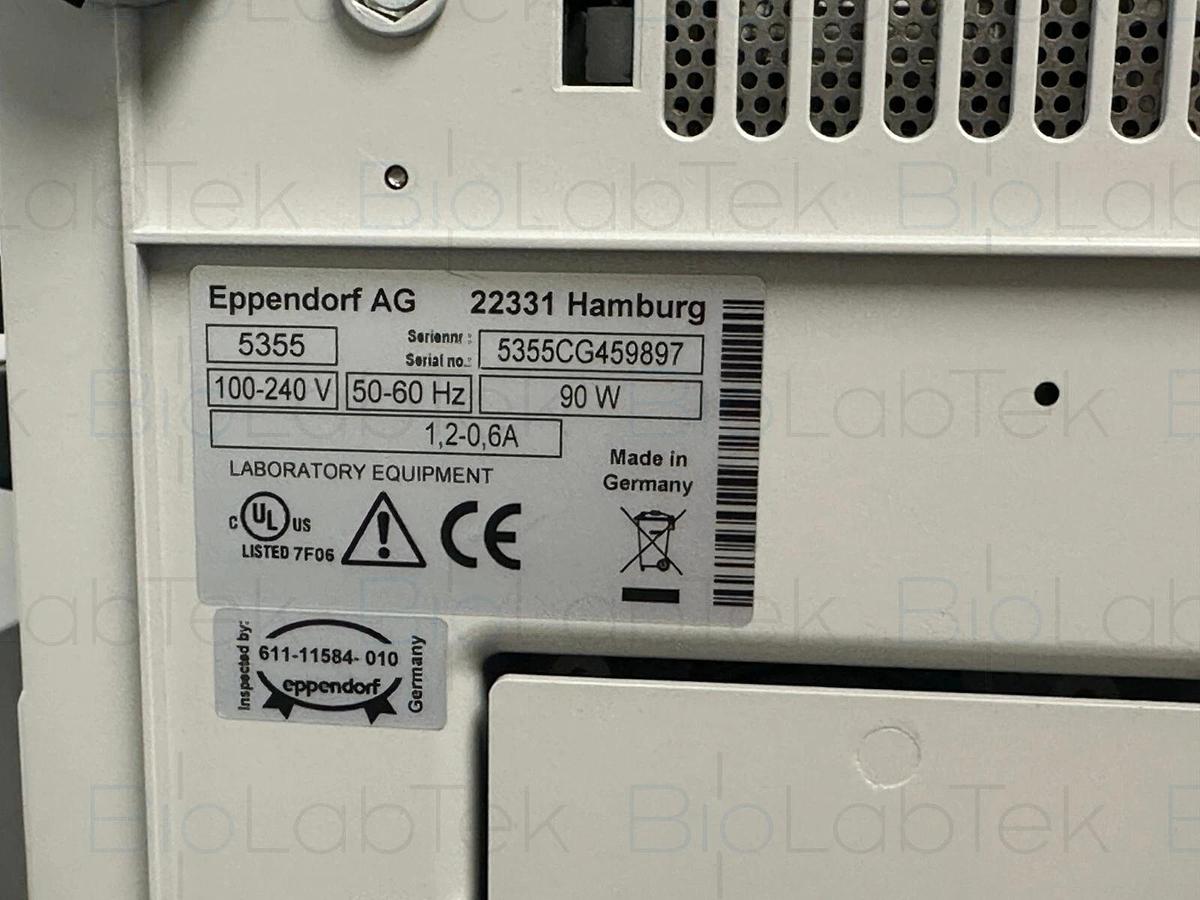 Used Eppendorf ThermoMixer R 5355 heat/cool shaker mixer with MTP micro plate block