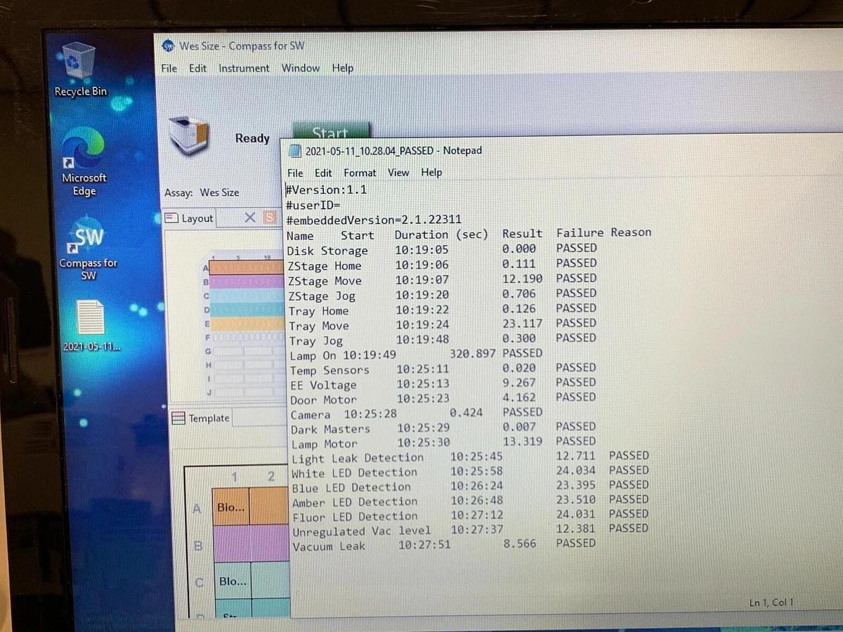 Used ProteinSimple WES Simple Western Protein Analyzer system w/Warranty