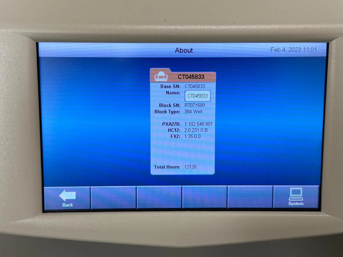 Used Bio-Rad C1000 Touch PCR Gradient Thermal Cycler with 384 well module block