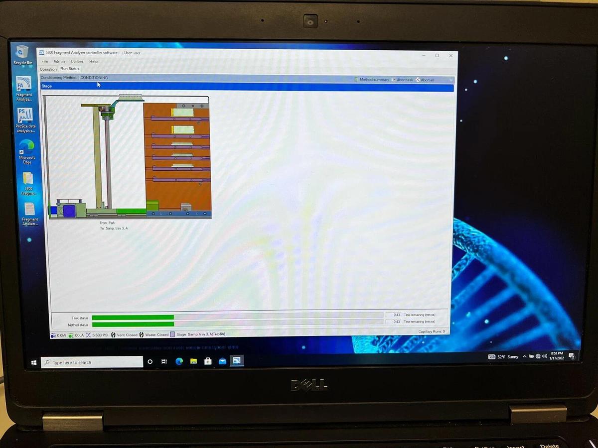 Used Agilent 5300 Fragment Analyzer CE System for 48 and 96 Capillary array