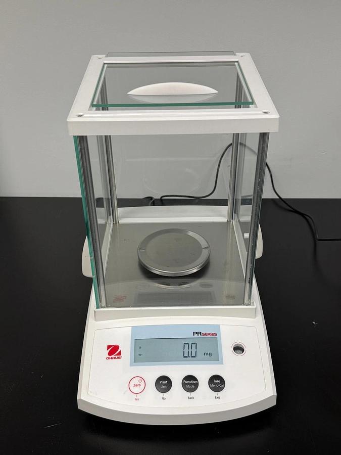 Used OHAUS PR124/E Analytical Balance | 120g Capacity, 0.1mg Readability