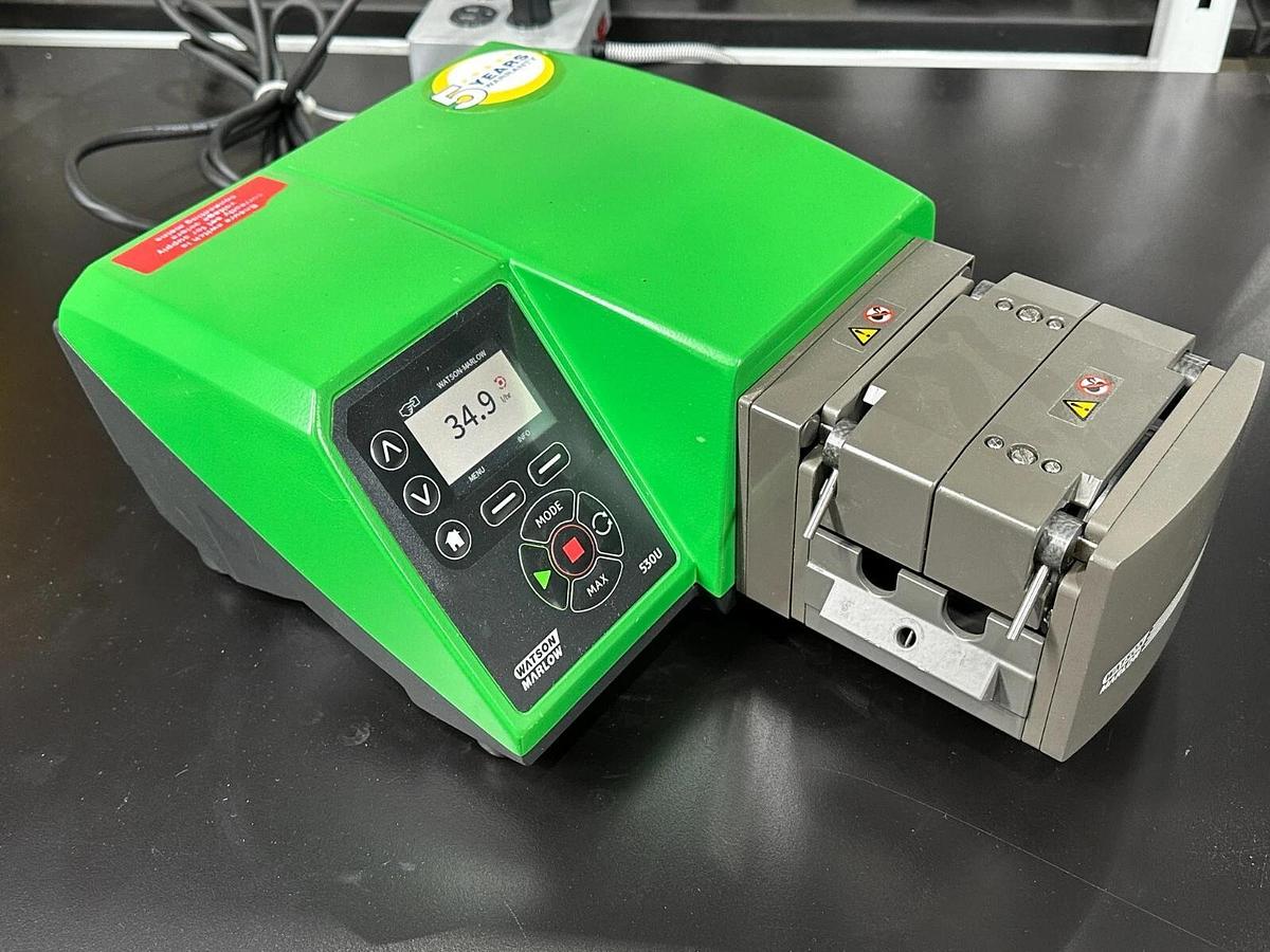 Used Watson Marlow 530U IP66 Peristaltic Process pump with dual tube head