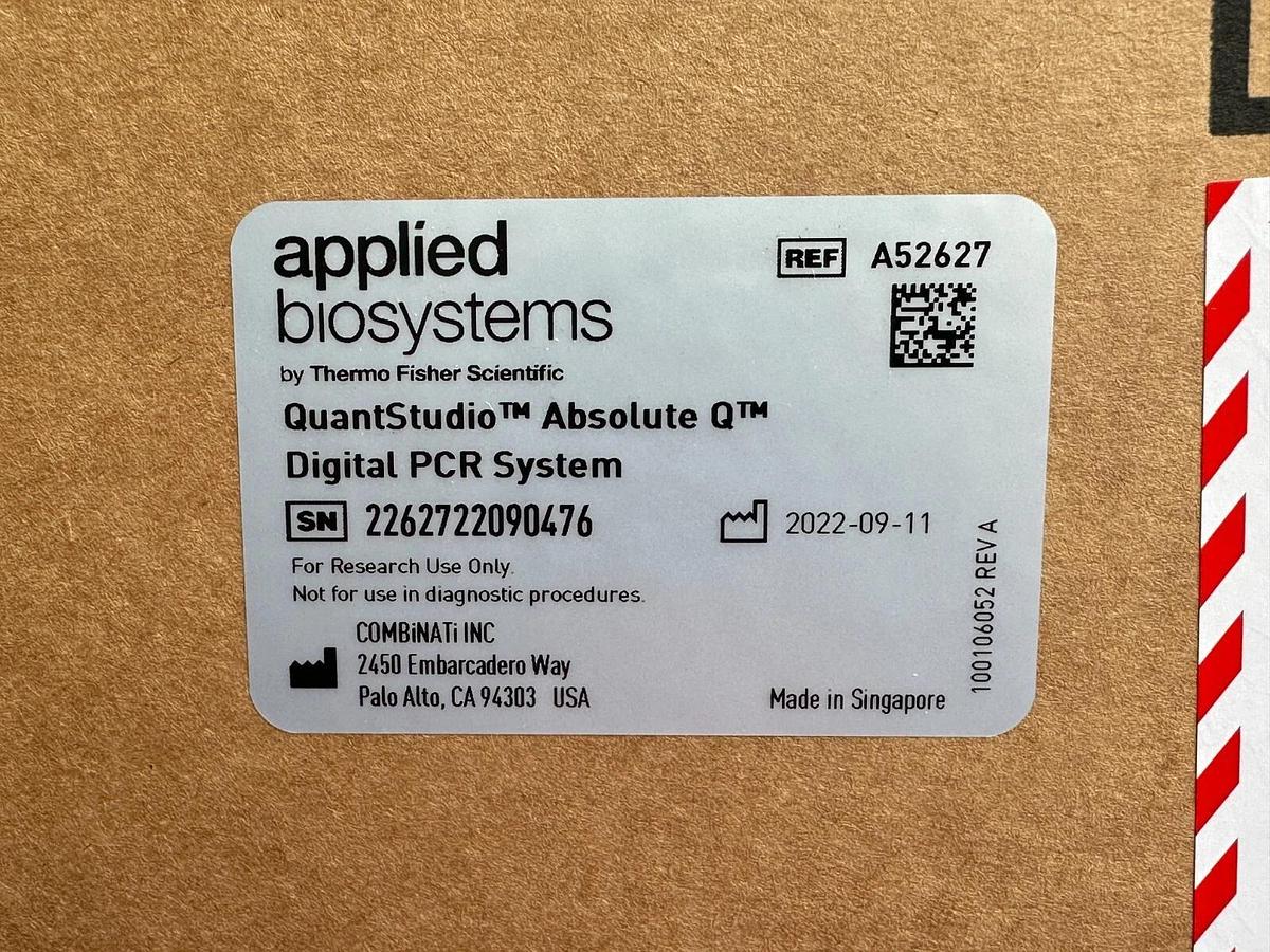 Used Thermo Applied Biosystems QS QuantStudio Absolute Q dPCR Digital PCR System NEW