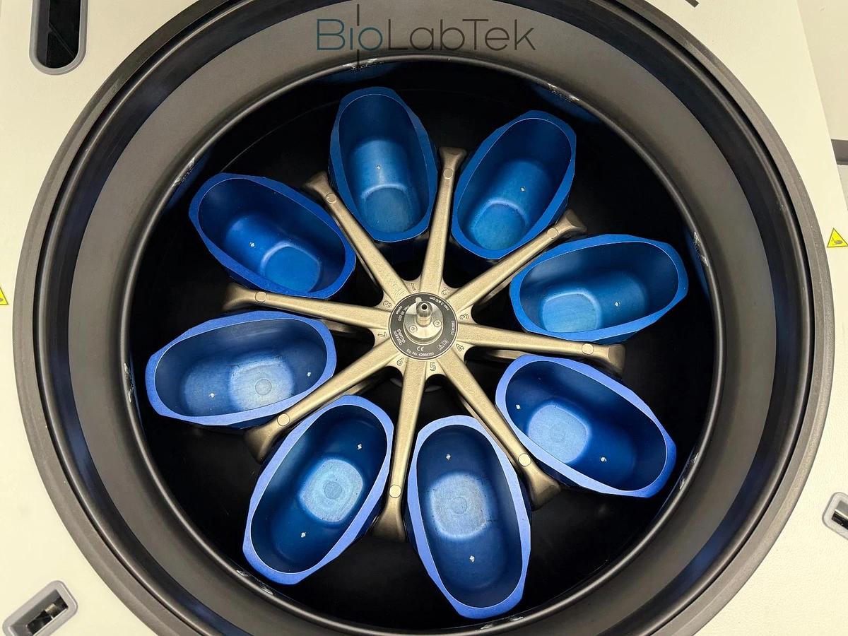 Used Thermo Sorvall BIOS 16 Bioprocessing Centrifuge w/ HAEMAFlex 16 rotor 8x2L 2020