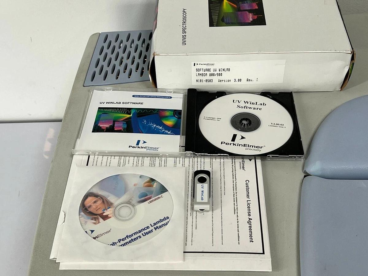 Used Perkin Elmer Lambda 850 UV/VIS Spectrophotometer L6020035 System