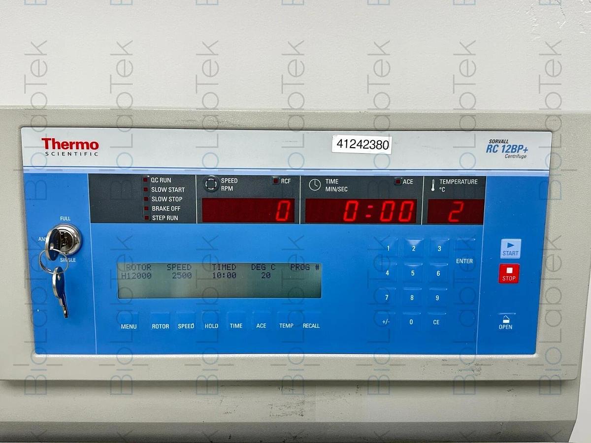 Used Thermo Sorvall RC 12BP+ Bioprocessing Centrifuge with H-12000 rotor/buckets 2011