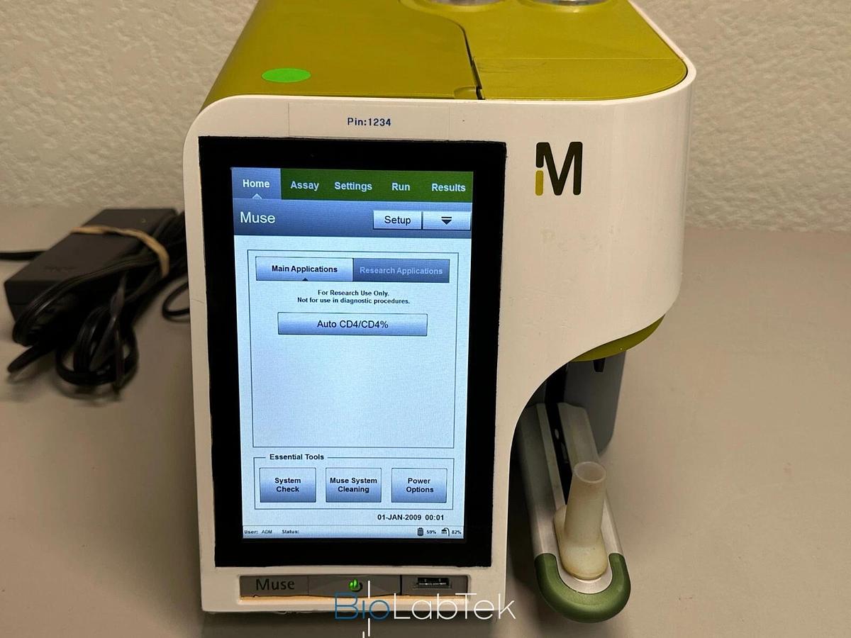 Used EMD Millipore Luminex Guava Muse Flow Cytometry Cell Analyzer