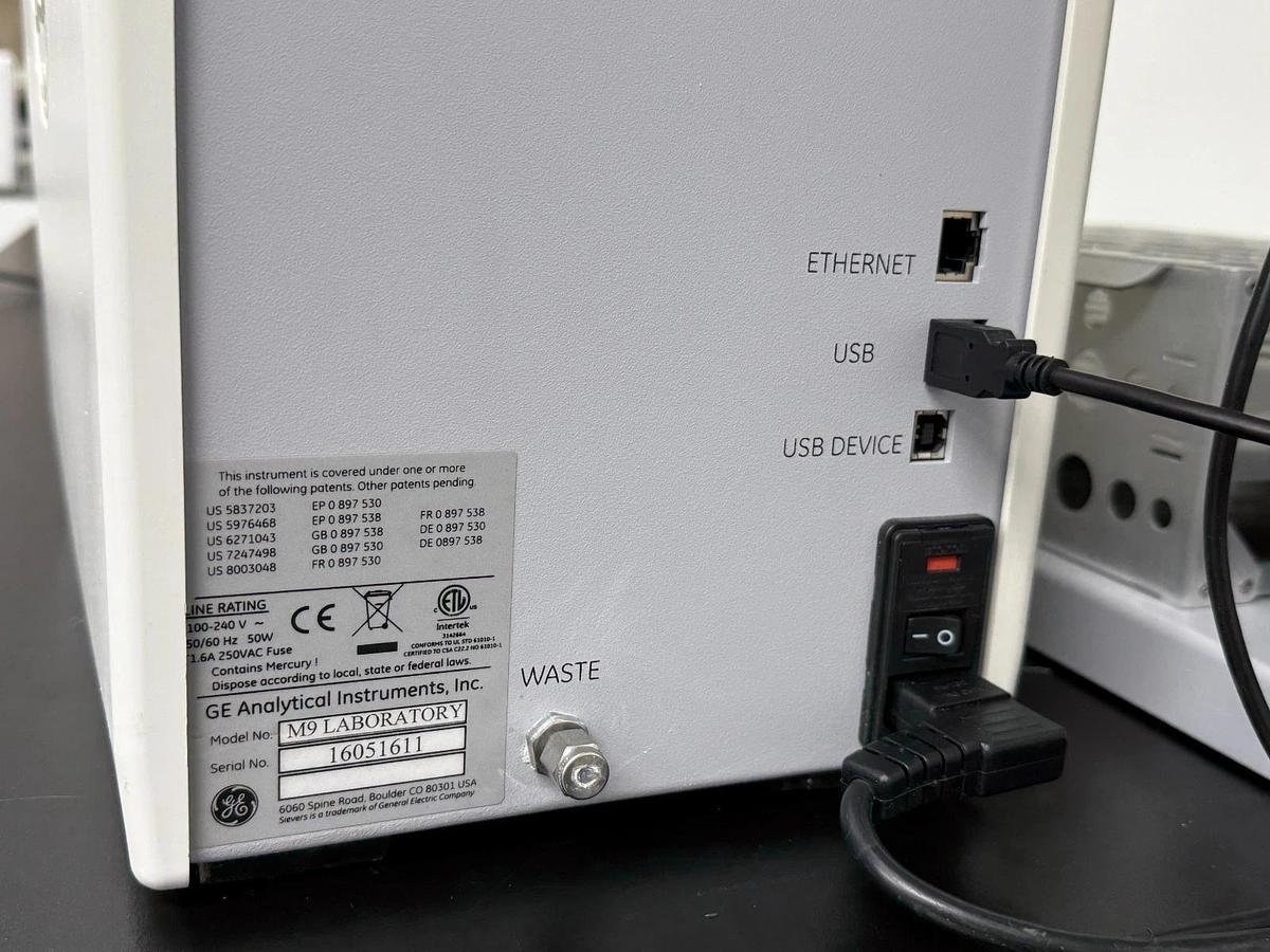Used Veolia Suez GE Sievers M9 Lab TOC Analyzer with autosampler