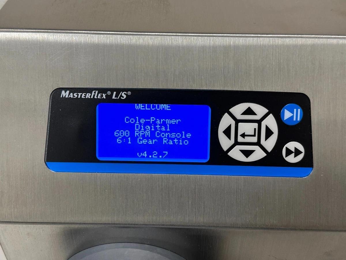 Used Cole Parmer Masterflex L/S Process Peristaltic Pump with 4-channel pumphead