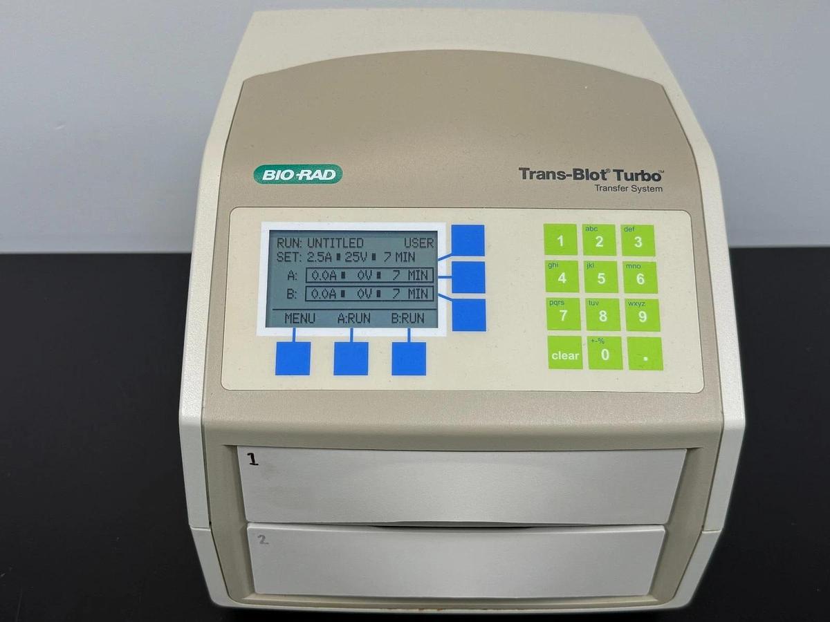 Used Bio-Rad Trans-Blot Turbo Transfer System | Rapid Western Blot Dual Cassette