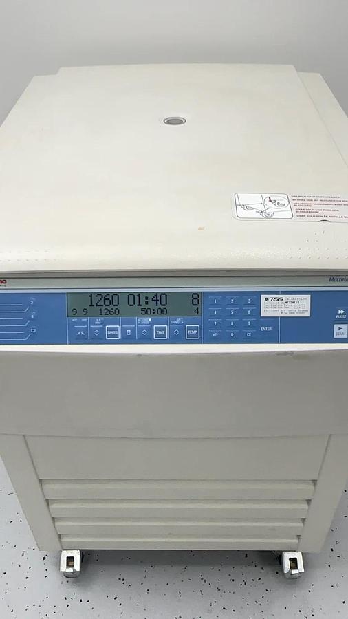 Used Thermo Heraeus Multifuge X3 FR floor centrifuge +Highplate 6000 Microplate Rotor