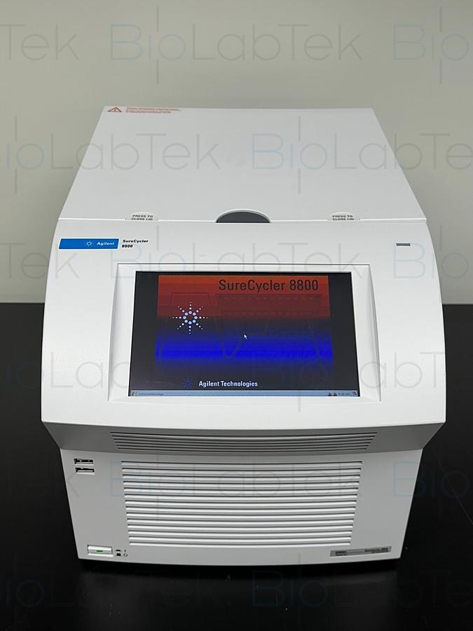 Used Agilent SureCycler 8800 PCR thermal cycler with 8810a 96-well block module