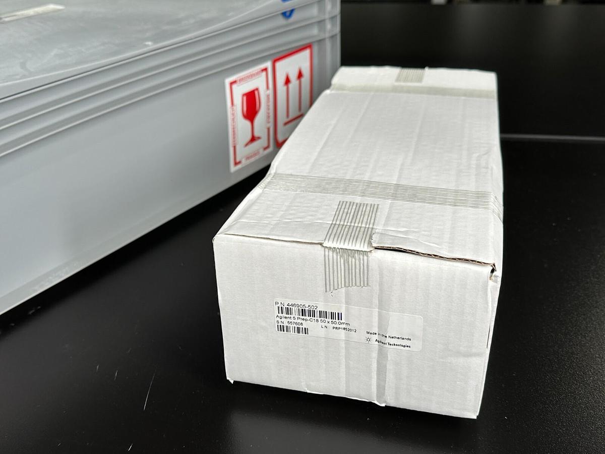 Used NEW Agilent HPLC Column Prep-C18 100a 5µm 50x50mm 446905-502