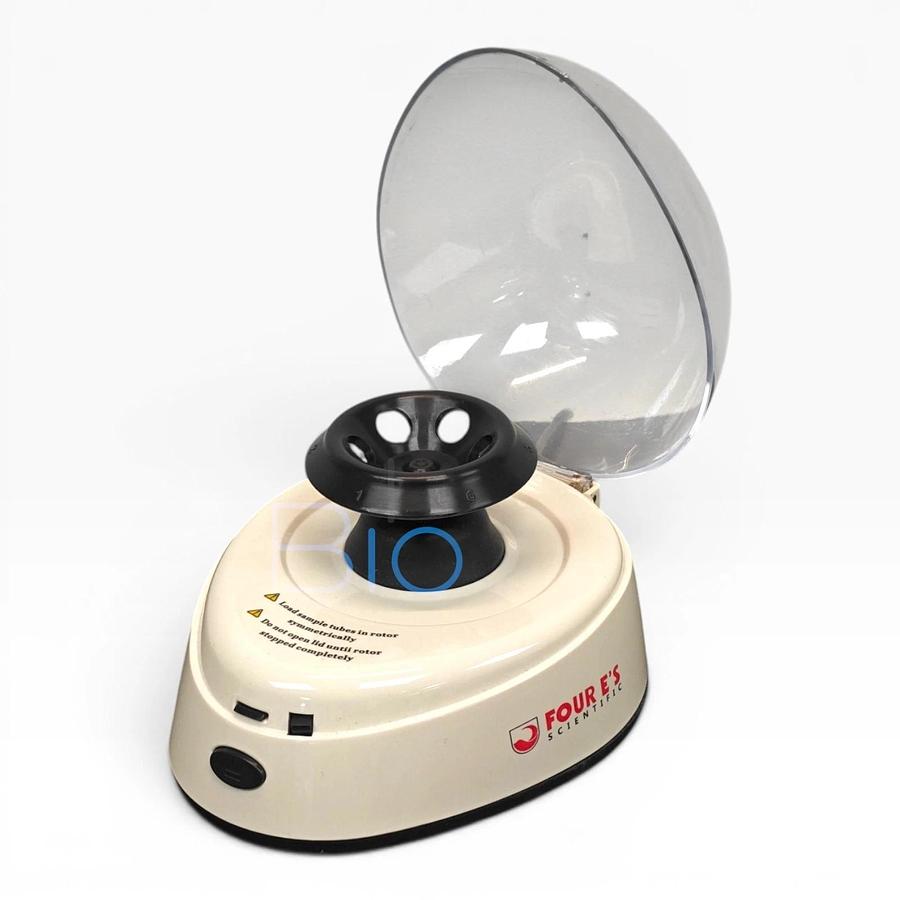 Used Four E's Scientific | ETmini Mini Centrifuge | Rated IP21 | 5400 rpm 2x rotors