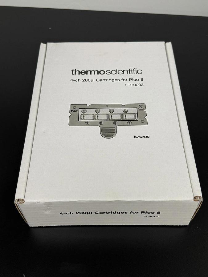 Used 20x pack Thermo 4-ch 200ul cartridges for Pico 8 multidrop digital dispenser