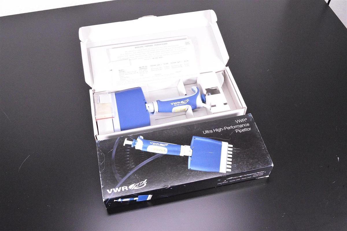 Used VWR 12-channel 5-50ul UHP Variable manual pipette Pipettor MT-50 89134-754 NEW