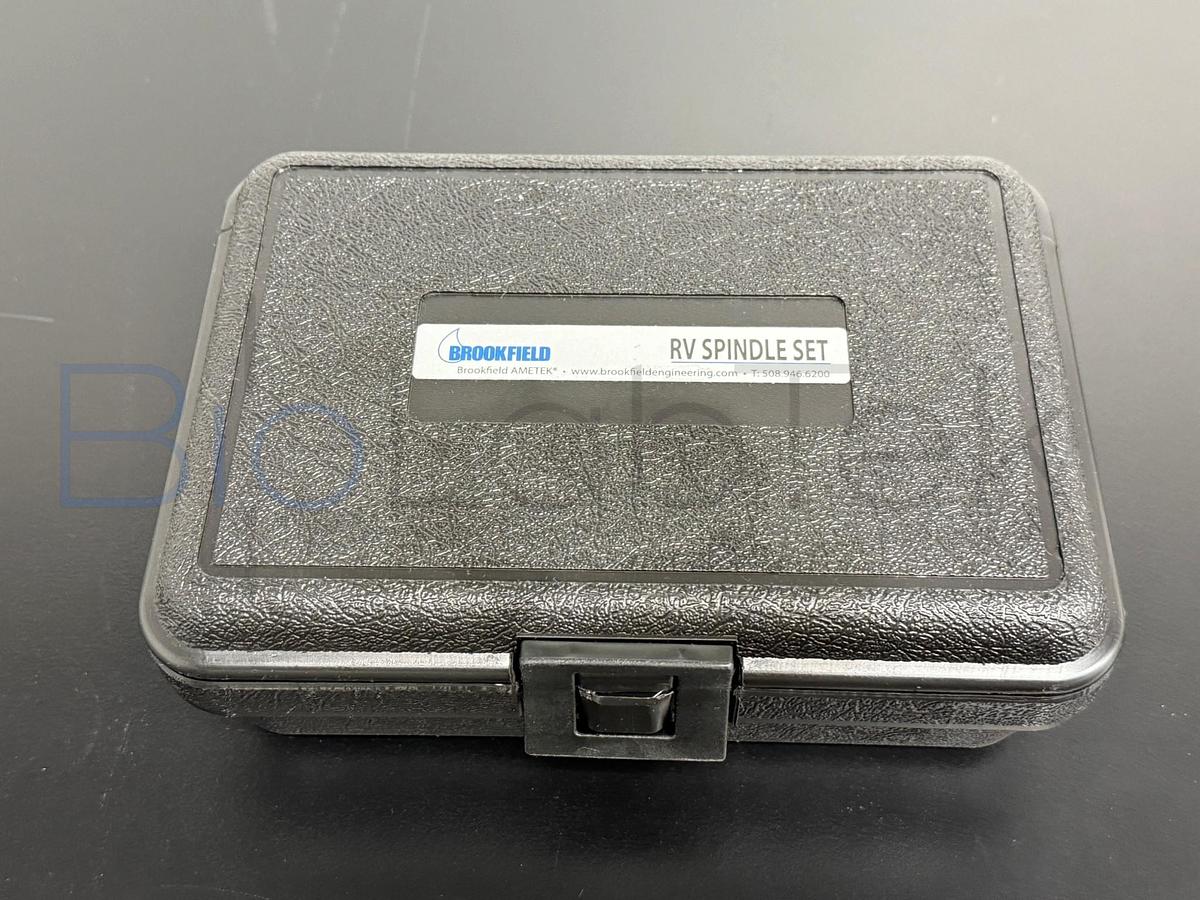 Used Brookfield RV Spindle Set | Viscometer Spindles in Hard Case