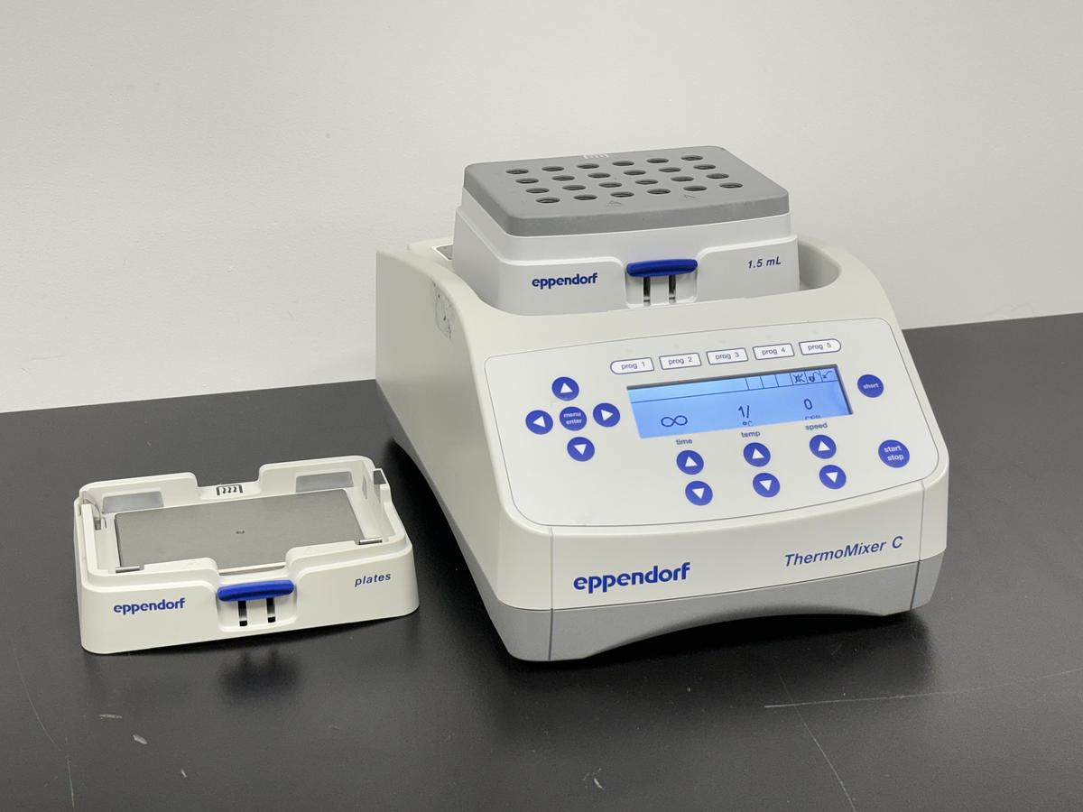 Used Eppendorf 5382 ThermoMixer C | 1.5 mL and Microplate SmartBlocks