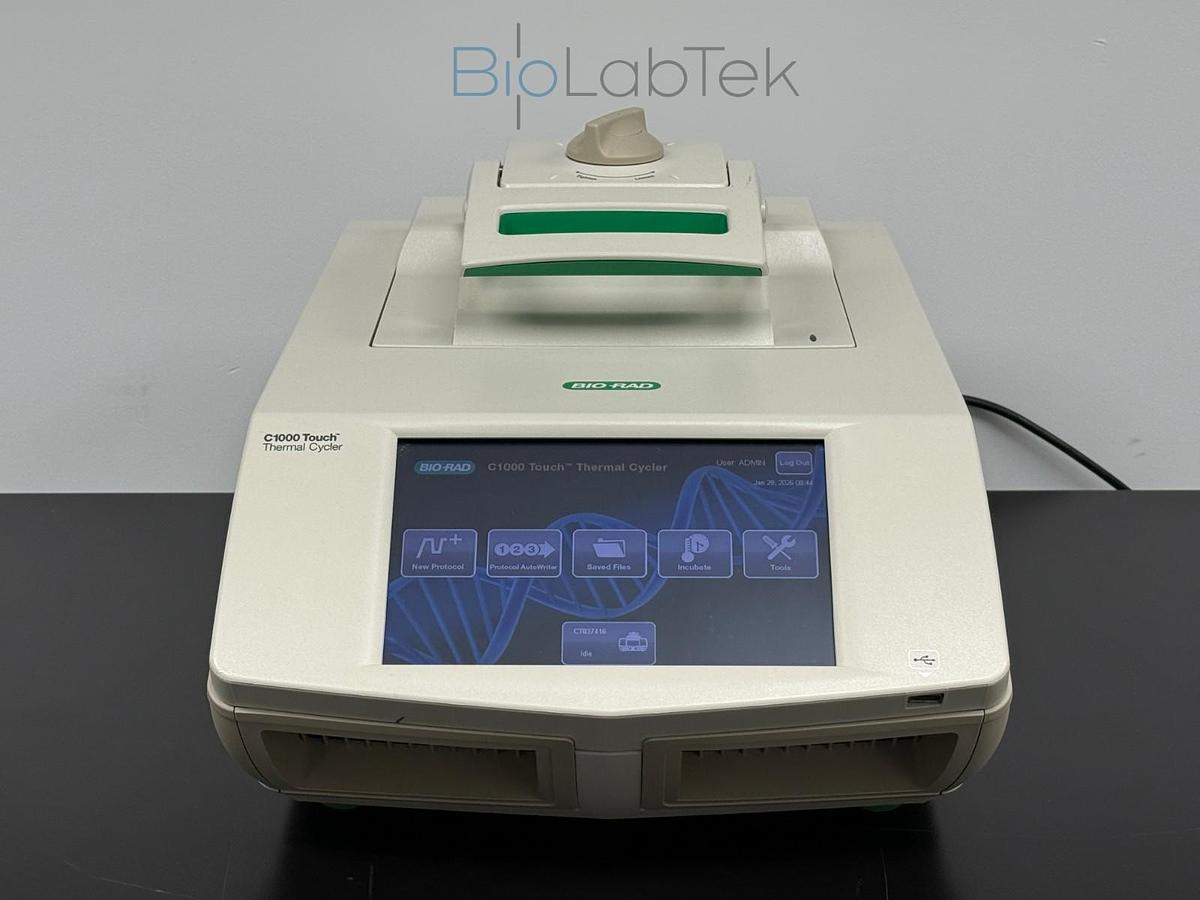 Used Bio-Rad C1000 Touch PCR Gradient Thermal Cycler with 96 well Fast module block