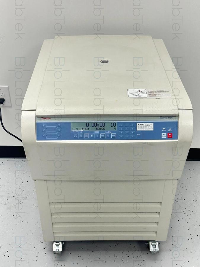 Used Thermo Heraeus Multifuge X3 FR floor centrifuge +Highplate 6000 Microplate Rotor