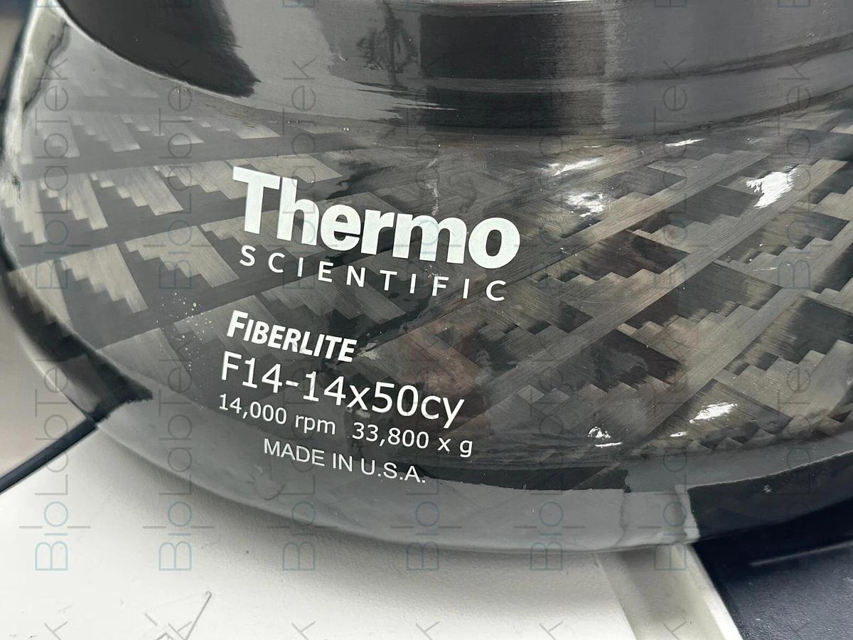 Used Thermo SuperSpeed Centrifuge Rotor Fiberlite F14-14x50cy Sorvall Lynx 4000 6000