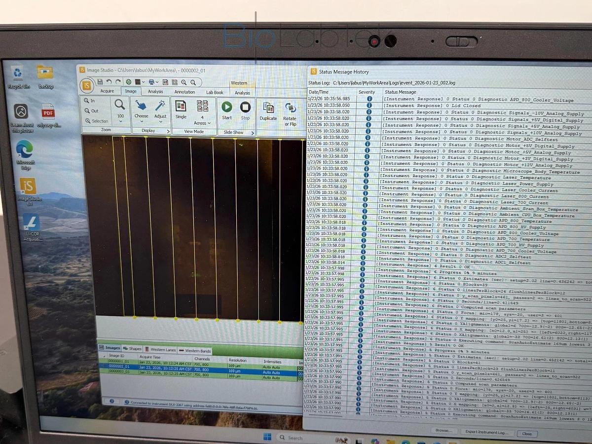 Used Li-Cor Odyssey DLx Infrared Imaging System 9142 yr.2022