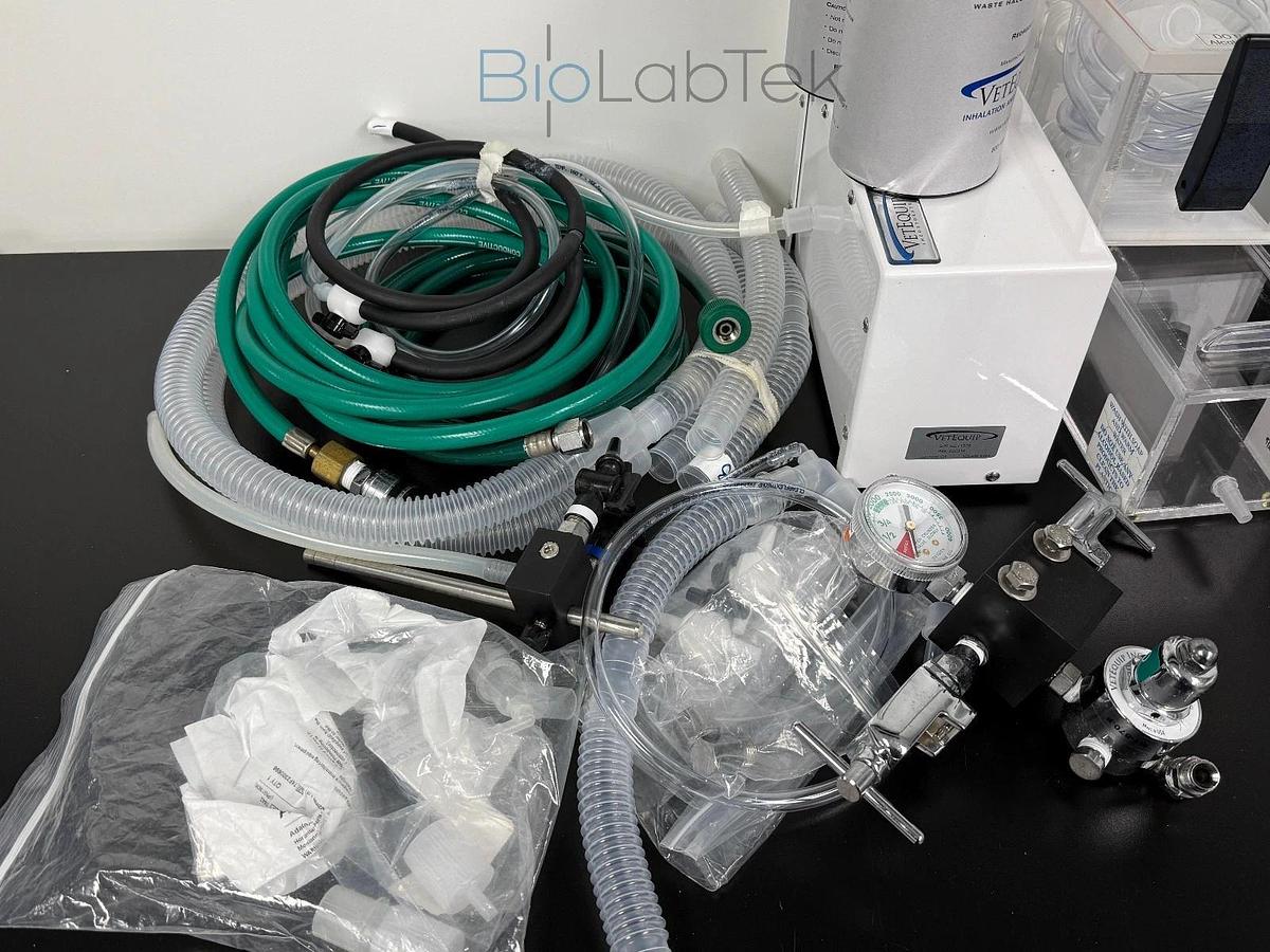 Used VetEquip V-1 rodent animal isoflurane tabletop Anesthesia Machine