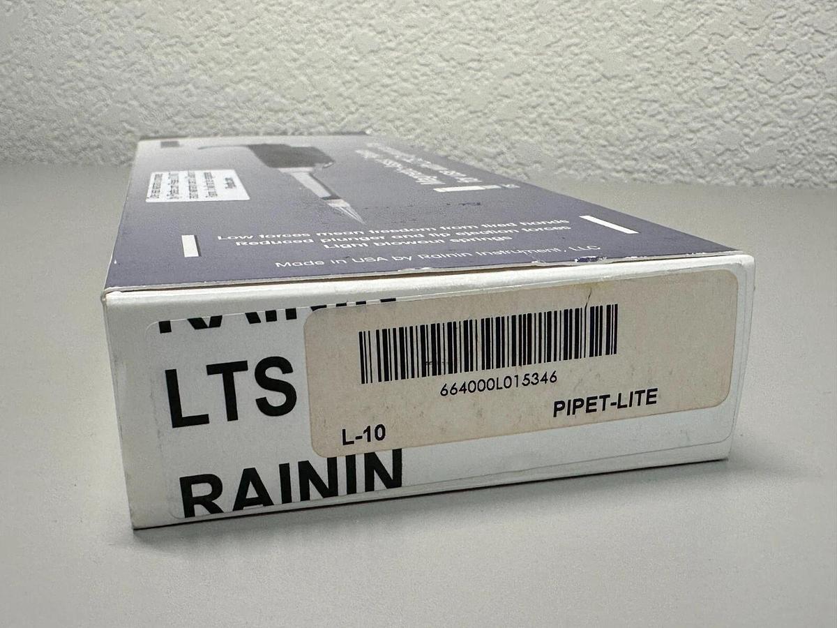 Used New Rainin Pipet Lite LTS L-10 manual 0.5-10ul pipette