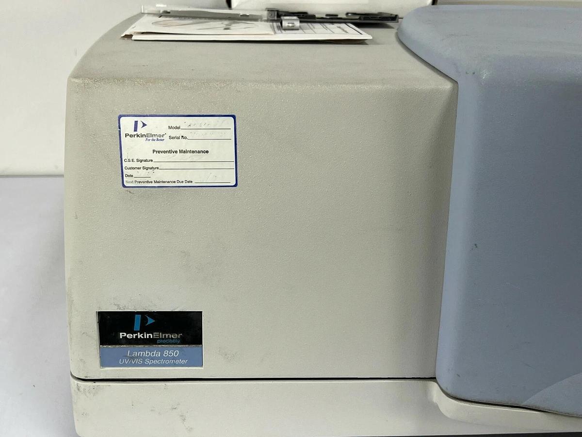 Used Perkin Elmer Lambda 850 UV/VIS Spectrophotometer L6020035 System