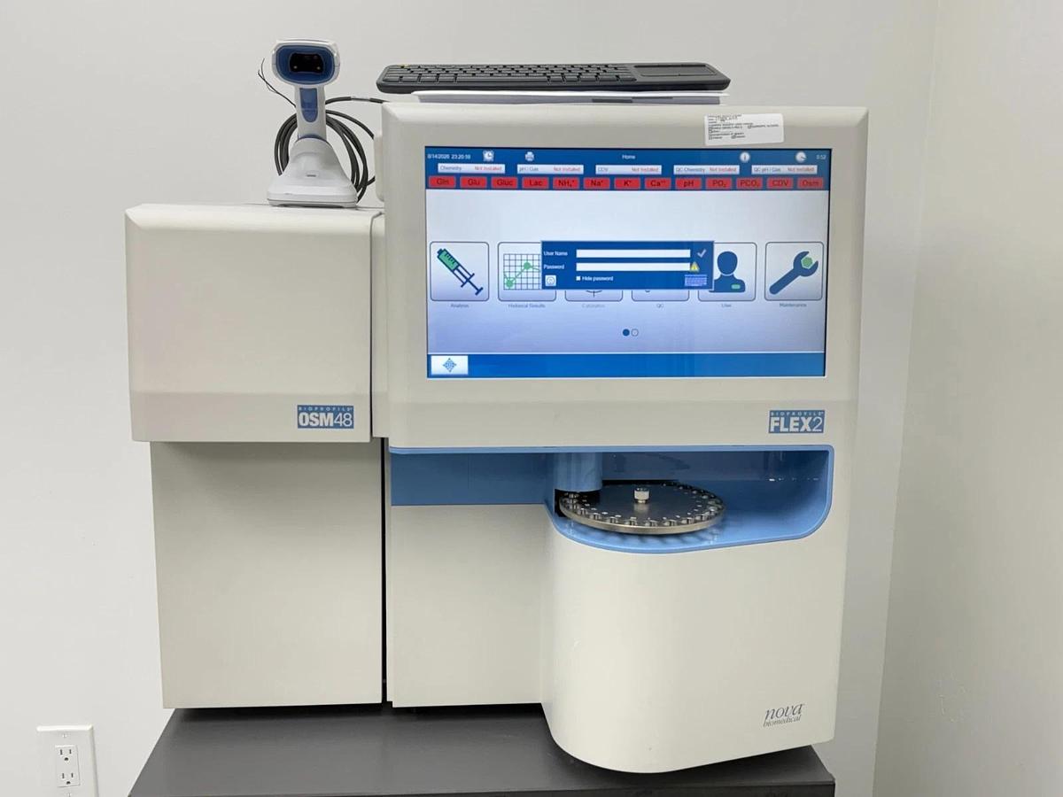 Used Nova Biomedical BioProfile FLEX2 Cell Culture Analyzer OSM48 | Osmolality CDV