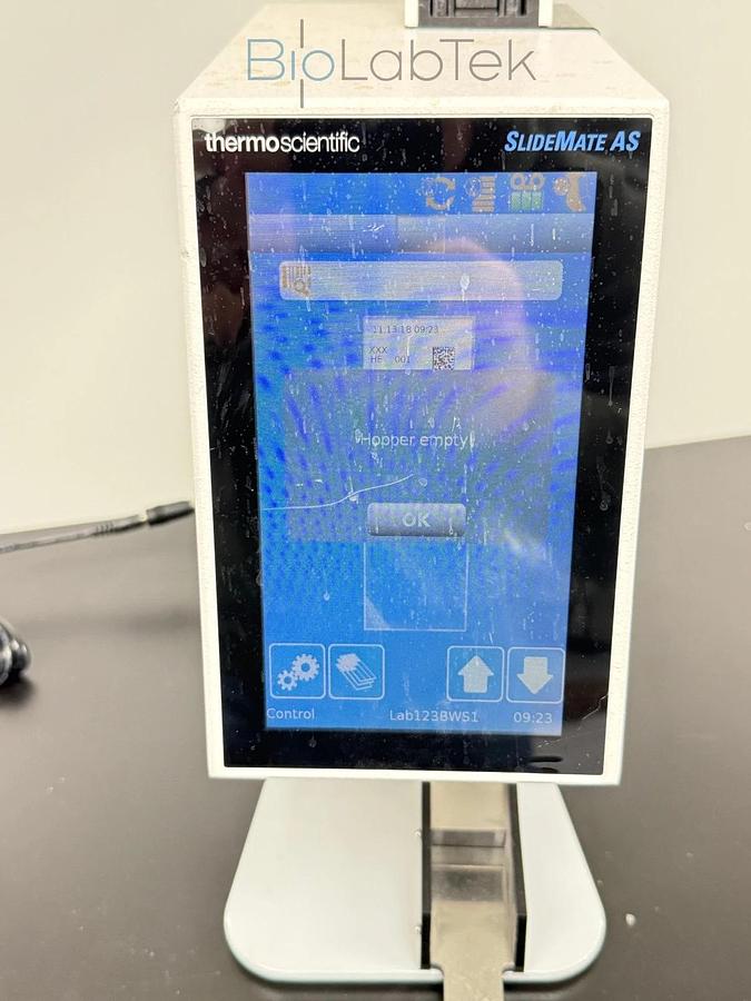 Used Thermo SlideMate AS Histology Slide Printer w/ Delivery System