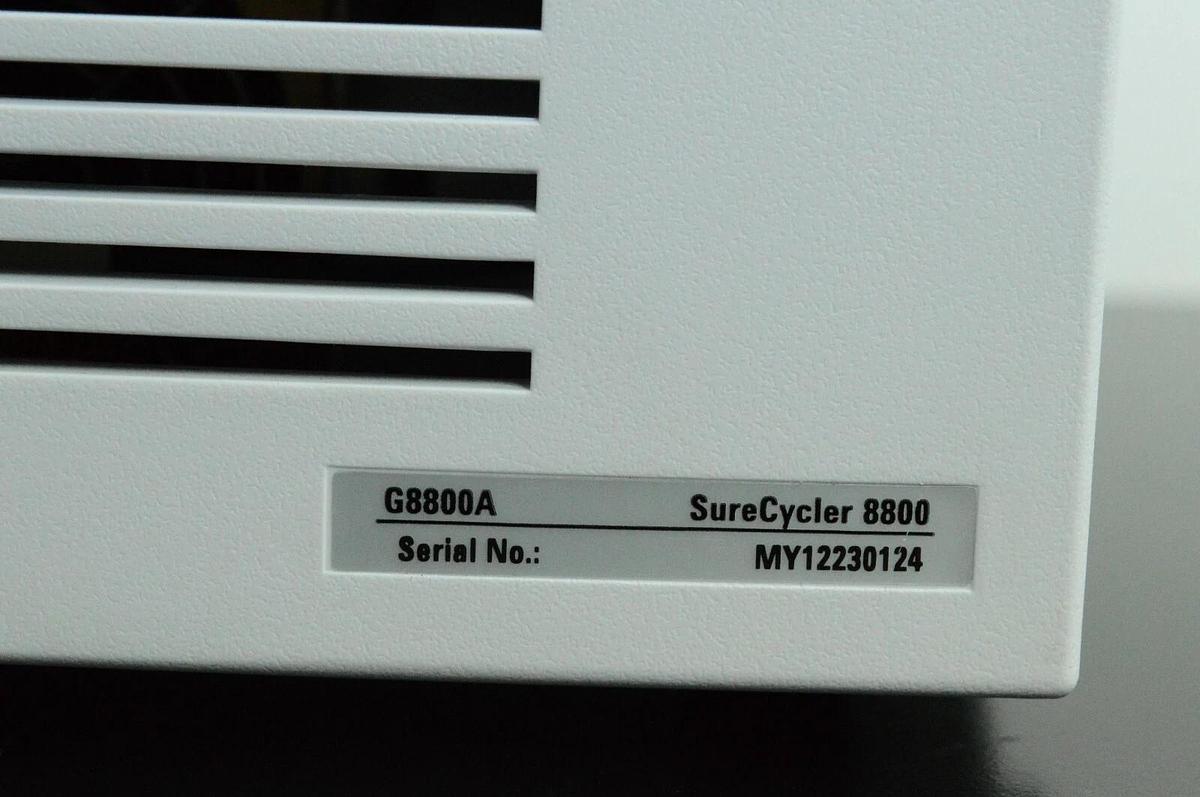 Used Agilent SureCycler 8800 PCR thermal cycler with 8810a 96-well block module