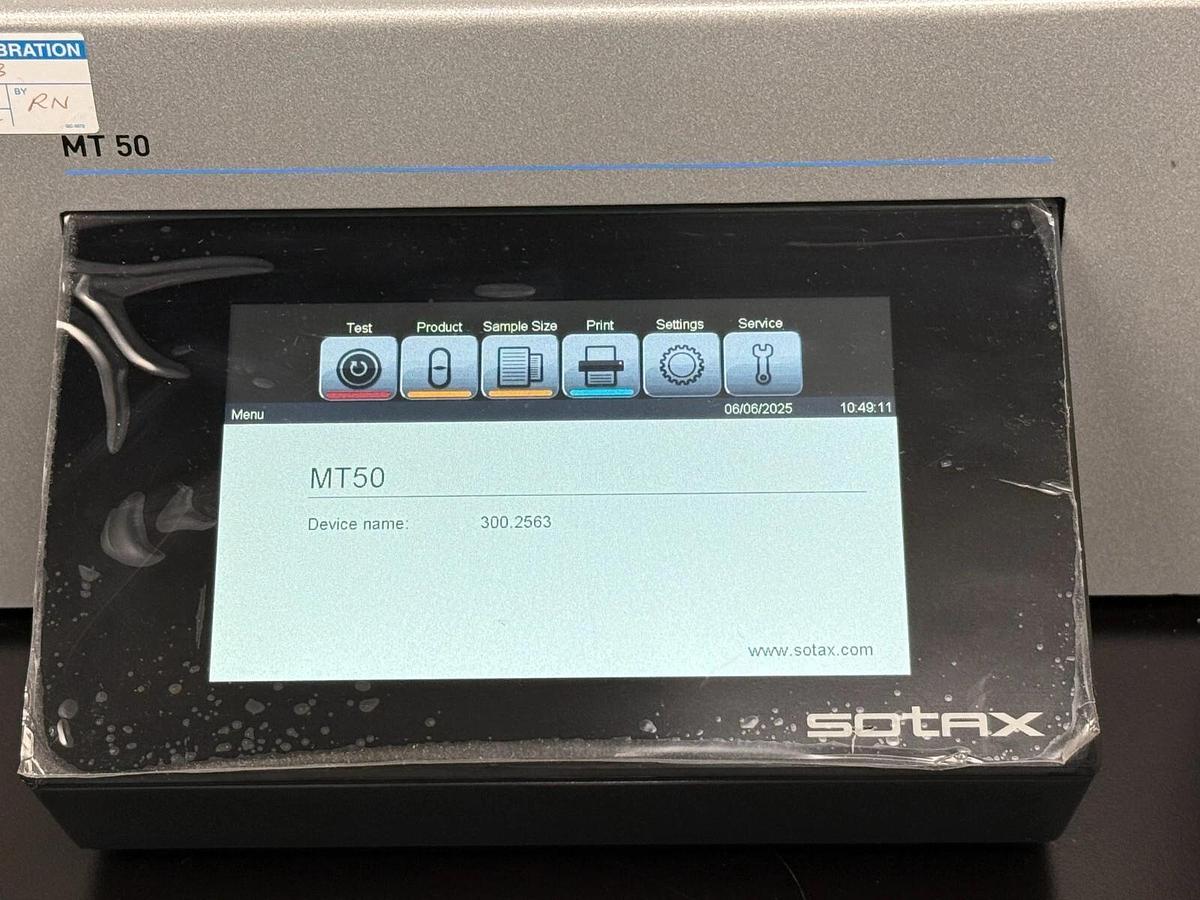 Used Sotax Pharmatron MultiTest 50 G2 MT50 tablet hardness tester