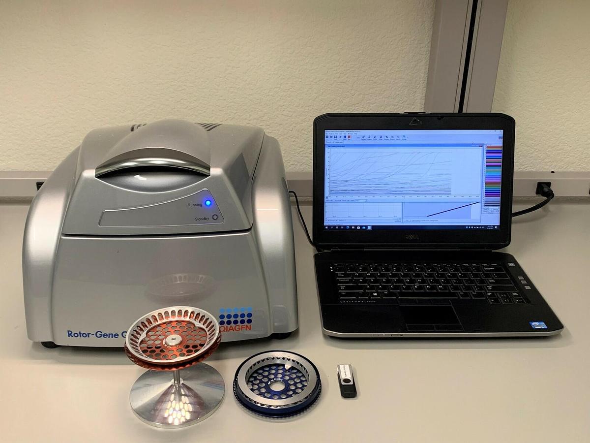 Used Qiagen RGQ Rotor-Gene Q 5plex HRM Real-Time qPCR system + rotors w/Warranty