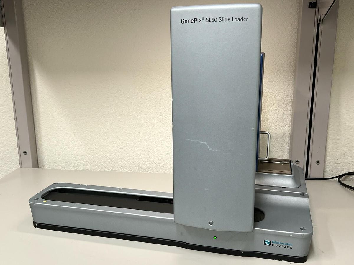 Used Molecular Devices GenePix SL50 4300/4400 Microarray Scanner Slide Loader system
