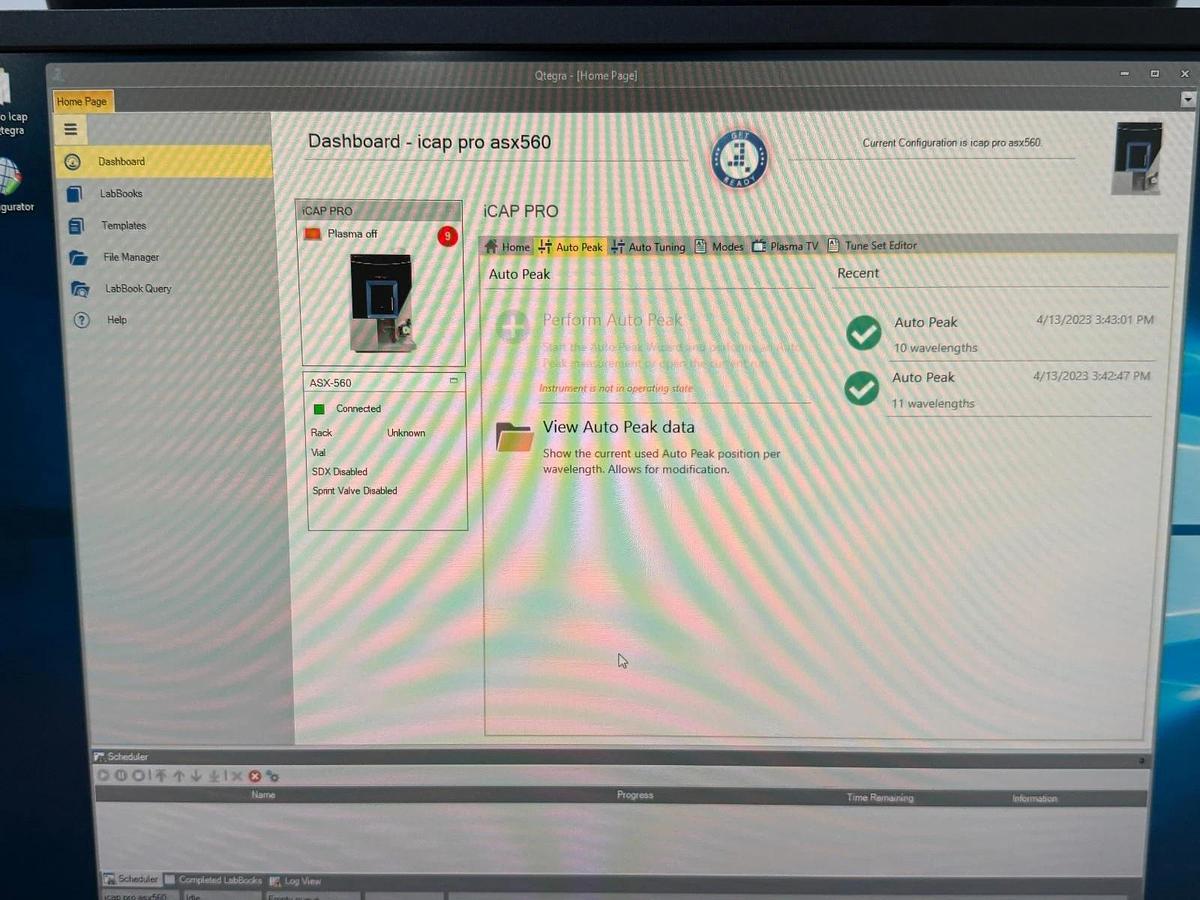 Used Thermo Scientific iCAP PRO XP Duo ICP-OES Axial & Radial Spectrometer System