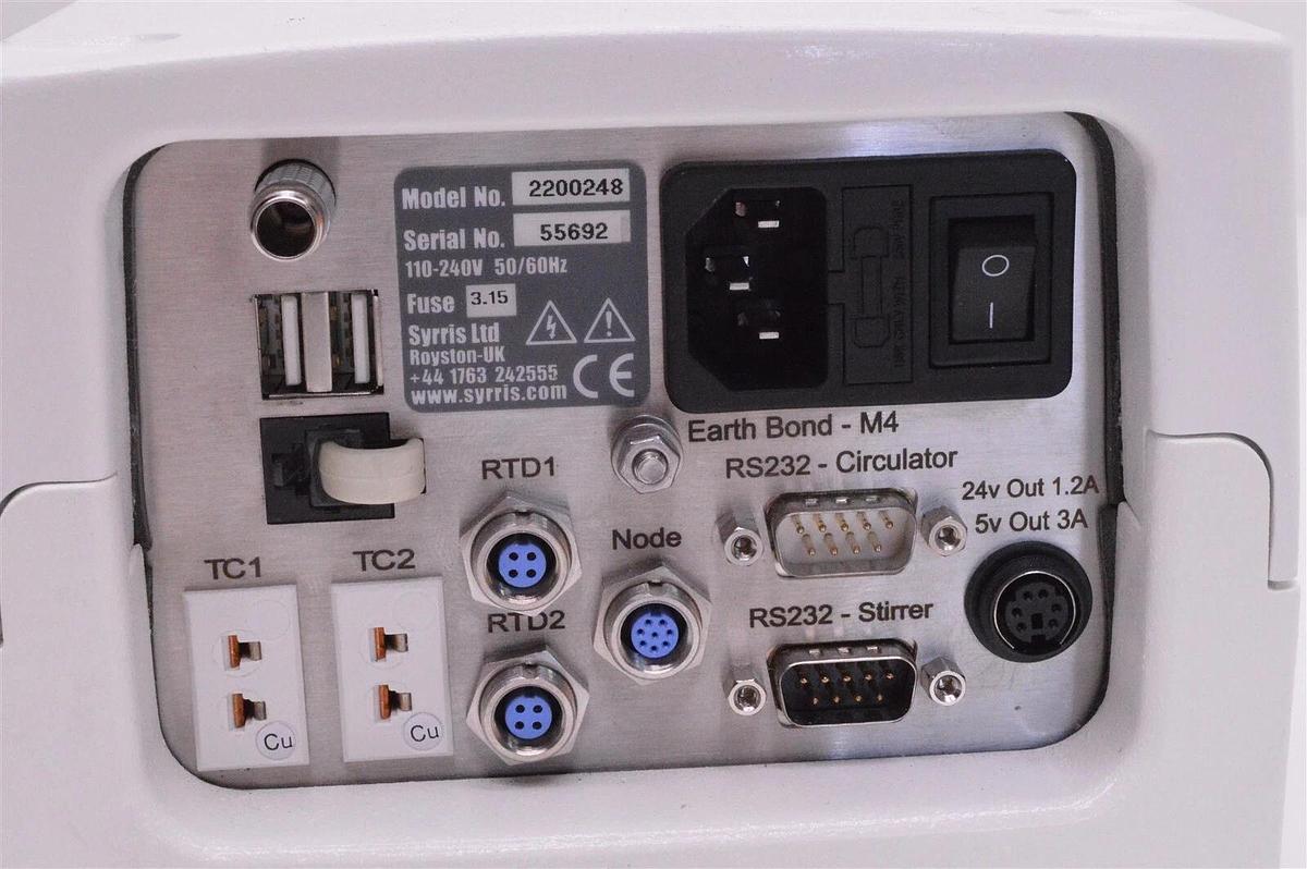 Used Syrris automation and logging Globe reactor master control unit